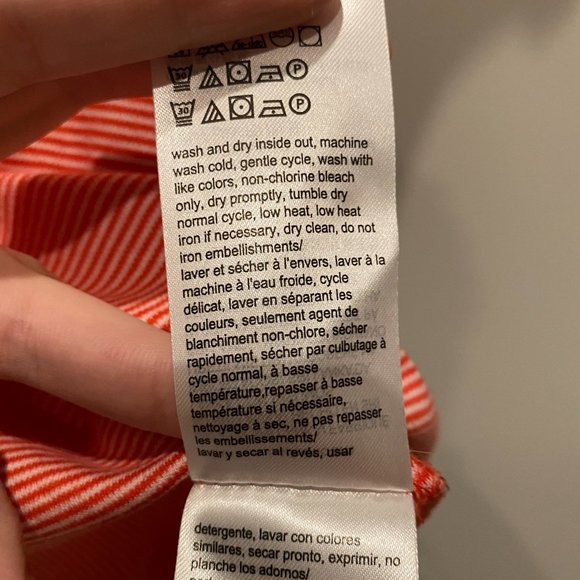 Calvin Klein Microstripe Polo - Red, size XS - Picture 5 of 6